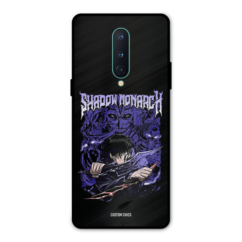 Shadow Monarch Oneplus 8 Mobile Back Cover - Anime PrintShield Case
