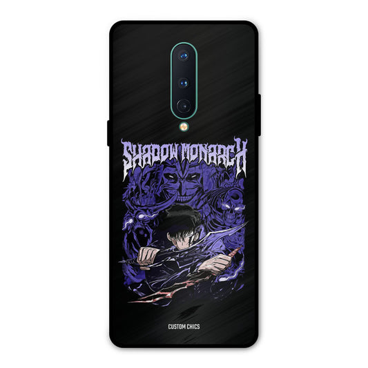 Shadow Monarch Oneplus 8 Mobile Back Cover - Anime PrintShield Case
