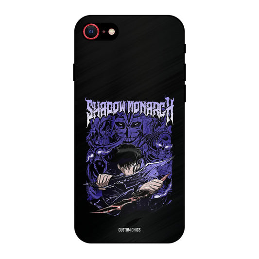 Shadow Monarch iPhone SE 2020 Mobile Back Cover - Anime PrintShield Case