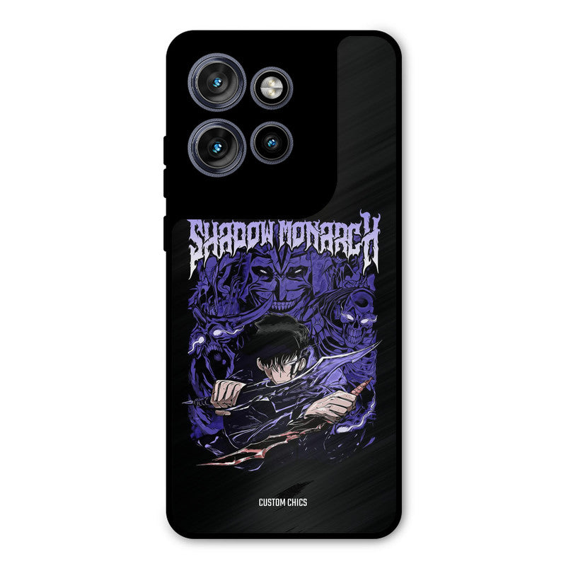 Shadow Monarch Motorola Edge 50 Neo Mobile Back Cover - Anime PrintShield Case