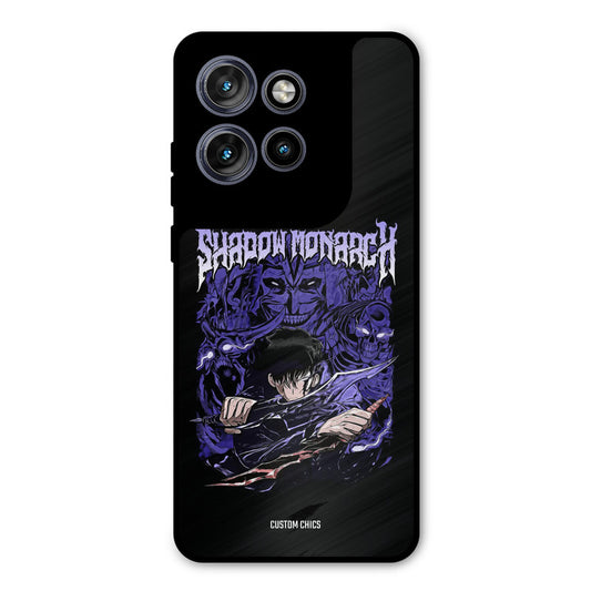 Shadow Monarch Motorola Edge 50 Neo Mobile Back Cover - Anime PrintShield Case