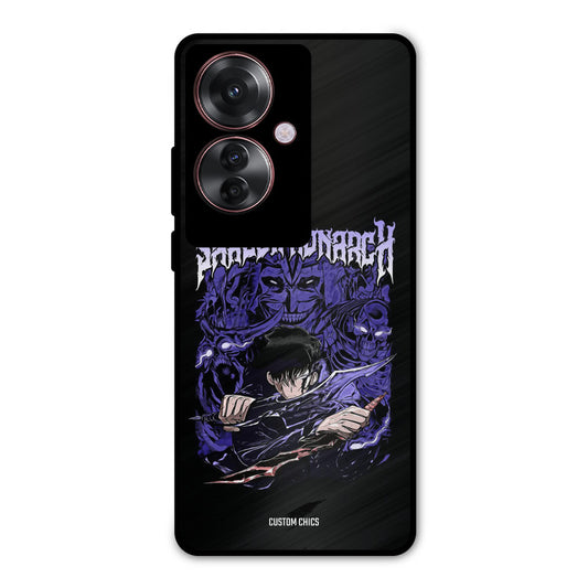Shadow Monarch Oppo F25 Pro Mobile Back Cover - Anime PrintShield Case