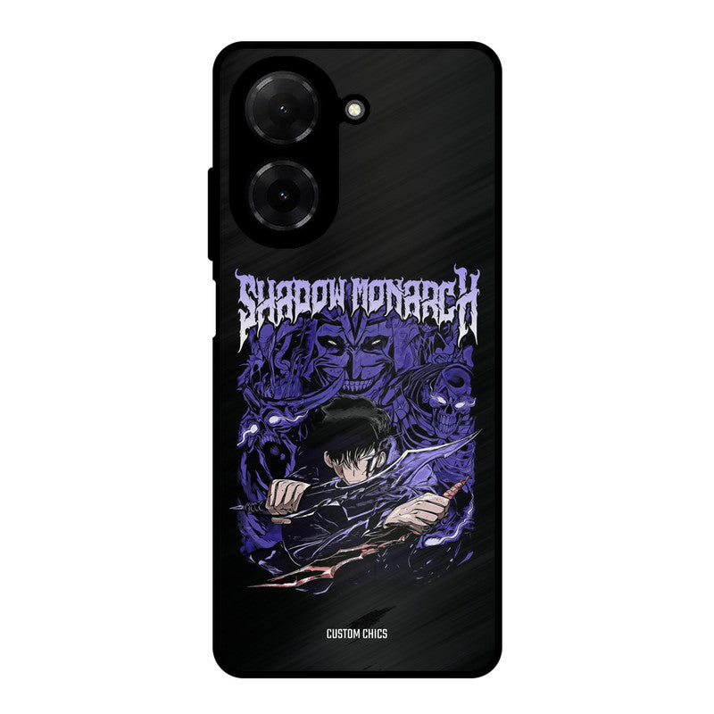Shadow Monarch Poco C71 Mobile Back Cover - Anime PrintShield Case