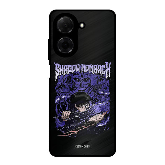 Shadow Monarch Poco C71 Mobile Back Cover - Anime PrintShield Case