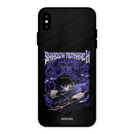 Shadow Monarch iPhone XS Max Mobile Back Cover - Anime PrintShield Case