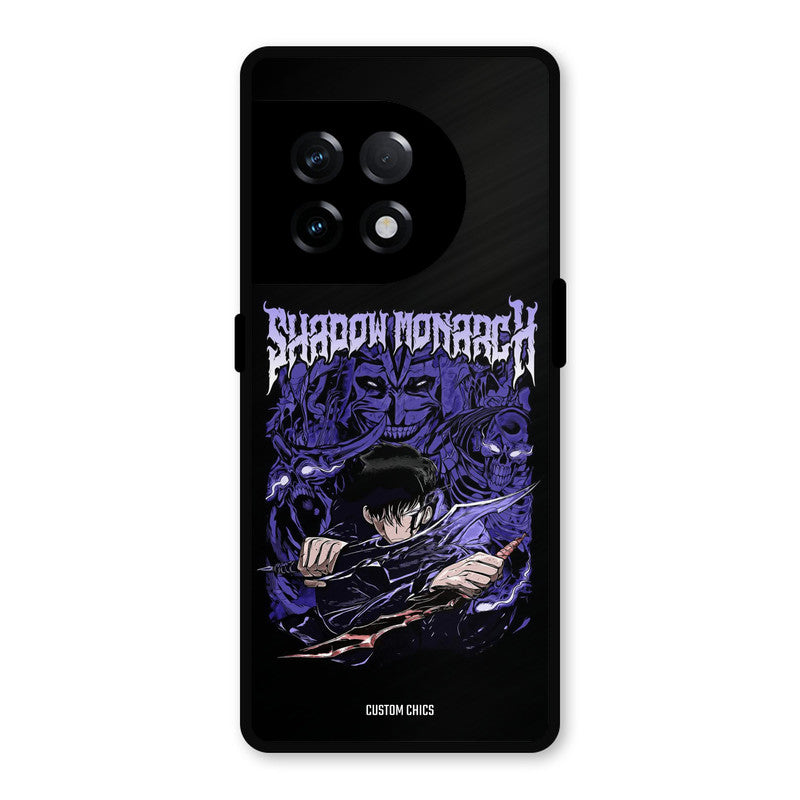 Shadow Monarch OnePlus 11R Mobile Back Cover - Anime PrintShield Case