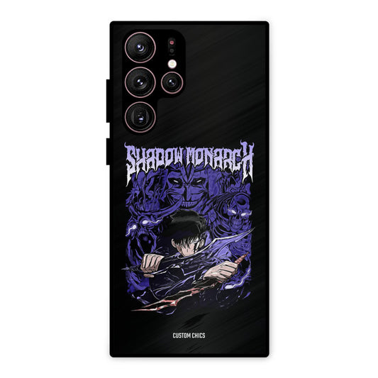 Shadow Monarch Samsung Galaxy S22 Ultra Mobile Back Cover - Anime PrintShield Case