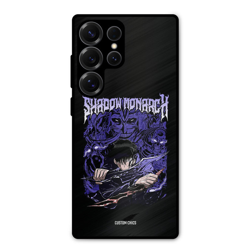 Shadow Monarch Samsung Galaxy S25 Ultra Mobile Back Cover - Anime PrintShield Case