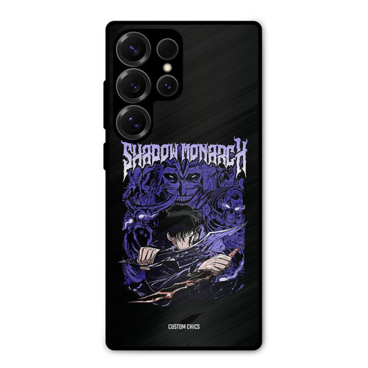 Shadow Monarch Samsung Galaxy S25 Ultra Mobile Back Cover - Anime PrintShield Case