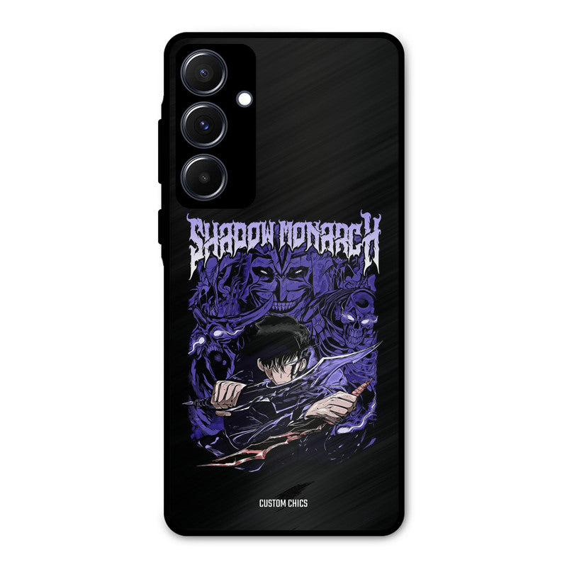 Shadow Monarch Samsung Galaxy A55 5G Mobile Back Cover - Anime PrintShield Case
