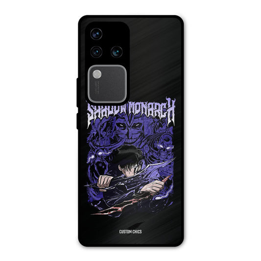 Shadow Monarch Vivo V30 Pro Mobile Back Cover - Anime PrintShield Case