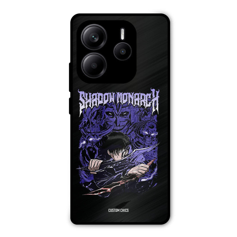 Shadow Monarch Redmi Note 14 Mobile Back Cover - Anime PrintShield Case