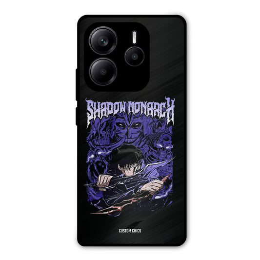 Shadow Monarch Redmi Note 14 Mobile Back Cover - Anime PrintShield Case
