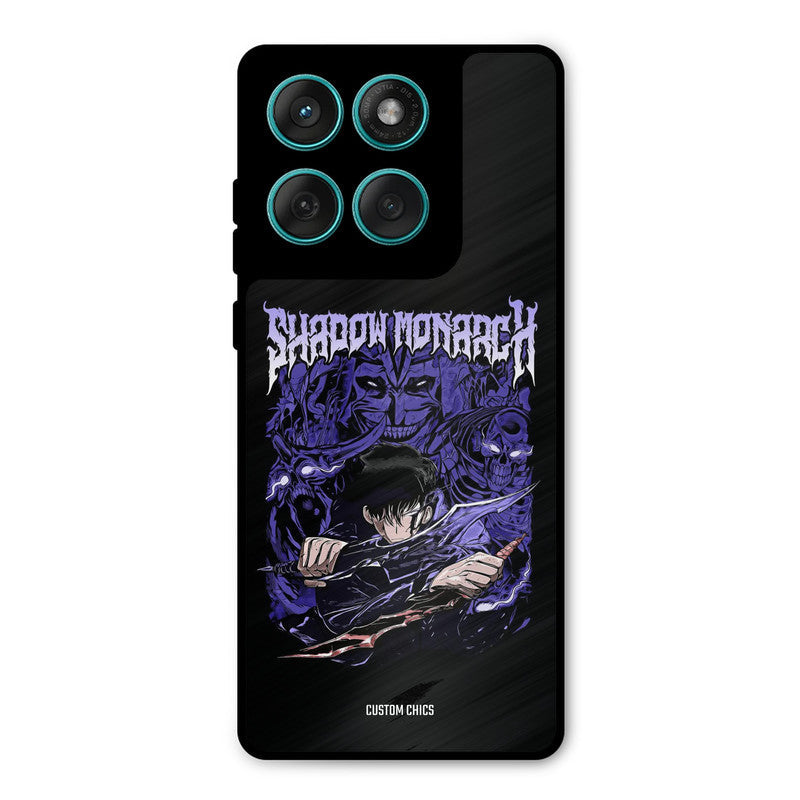 Shadow Monarch Motorola Edge 60 Mobile Back Cover - Anime PrintShield Case