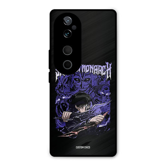 Shadow Monarch Vivo V40 Mobile Back Cover - Anime PrintShield Case