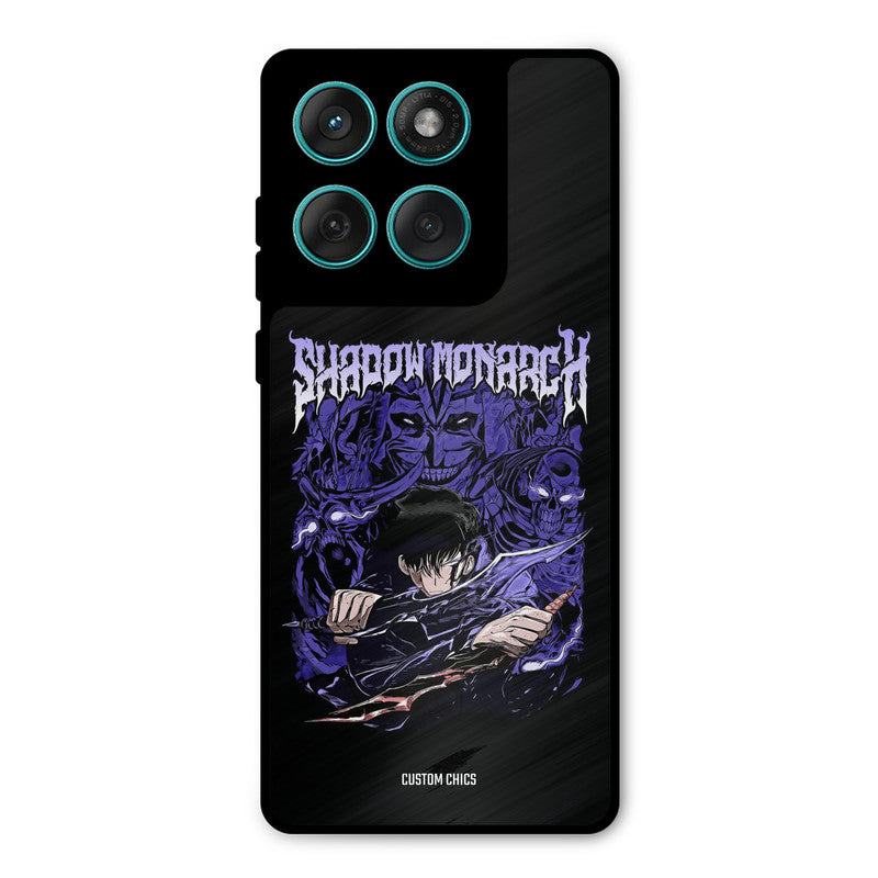 Shadow Monarch Motorola Edge 60 Fusion Mobile Back Cover - Anime PrintShield Case