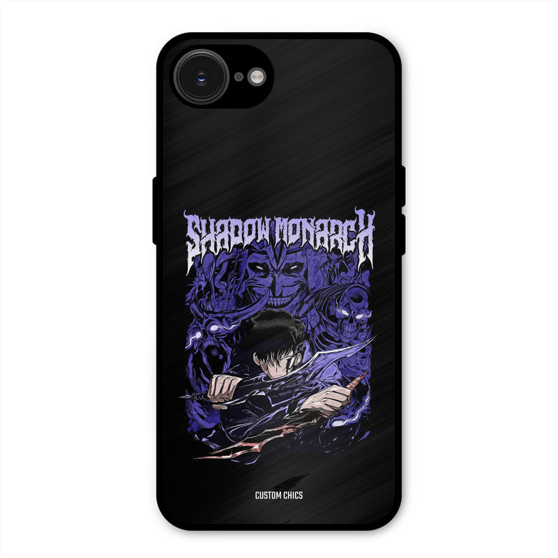 Shadow Monarch iPhone 16e Mobile Back Cover - Anime PrintShield Case