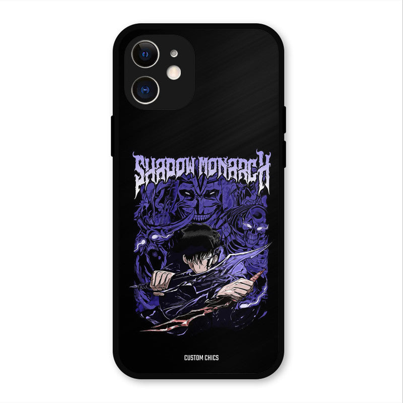 Shadow Monarch iPhone 12 Mobile Back Cover - Anime PrintShield Case