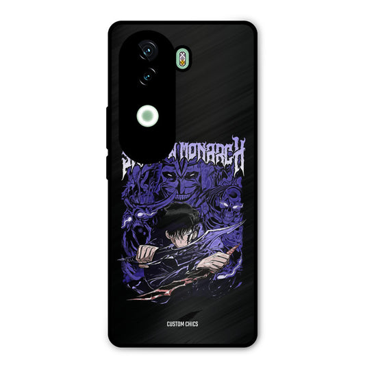 Shadow Monarch Vivo V40e Mobile Back Cover - Anime PrintShield Case