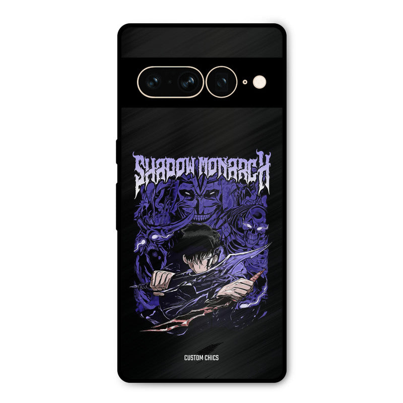 Shadow Monarch Google Pixel 7 Pro Mobile Back Cover - Anime PrintShield Case