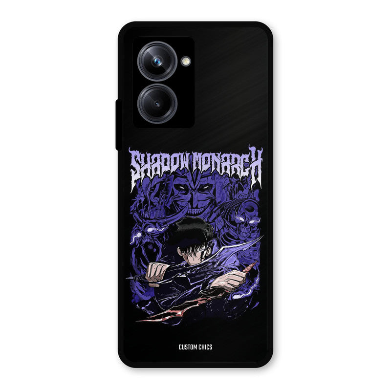 Shadow Monarch Realme 10 Pro Mobile Back Cover - Anime PrintShield Case