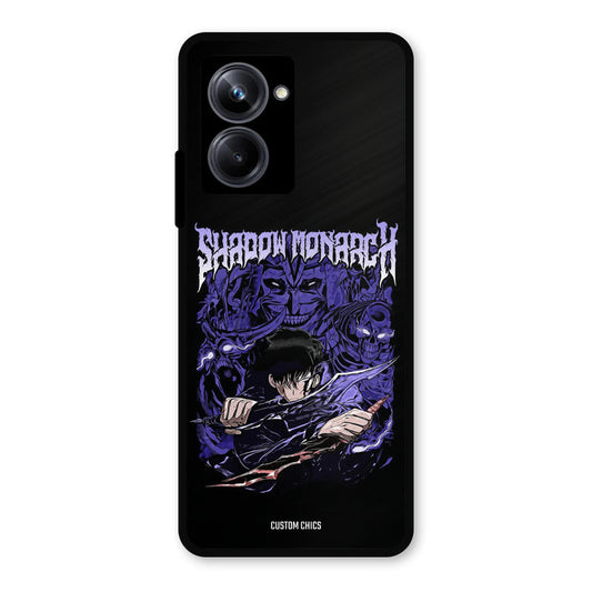 Shadow Monarch Realme 10 Pro Mobile Back Cover - Anime PrintShield Case