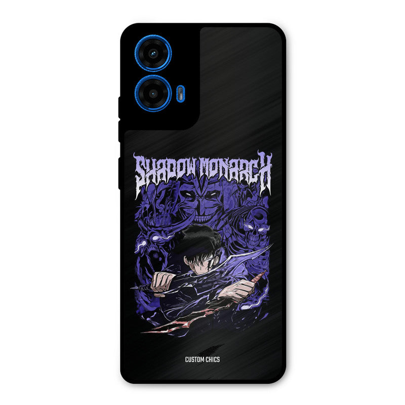 Shadow Monarch Moto G45 Mobile Back Cover - Anime PrintShield Case
