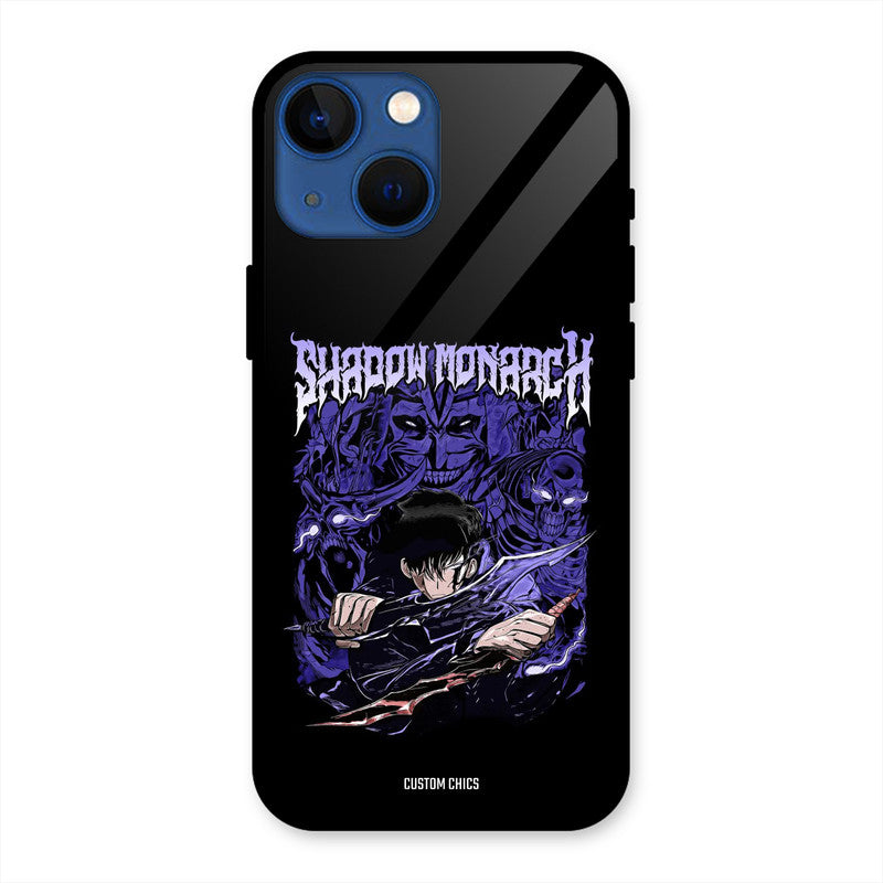 Shadow Monarch iPhone 13 Mini Mobile Back Cover - Anime PrintShield Case