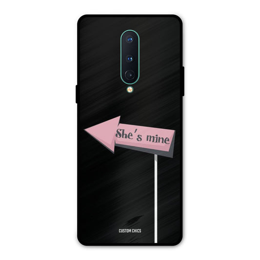 She Is Mine Oneplus 8 Mobile Back Cover - Cute PrintShield Case