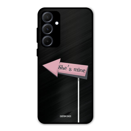 She Is Mine Samsung Galaxy A35 5G Mobile Back Cover - Cute PrintShield Case