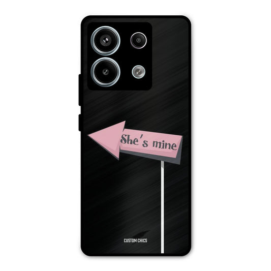 She Is Mine Redmi Note 13 Pro 5G Mobile Back Cover - Cute PrintShield Case