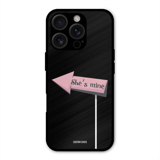 She Is Mine iPhone 16 Pro Max Mobile Back Cover - Cute PrintShield Case