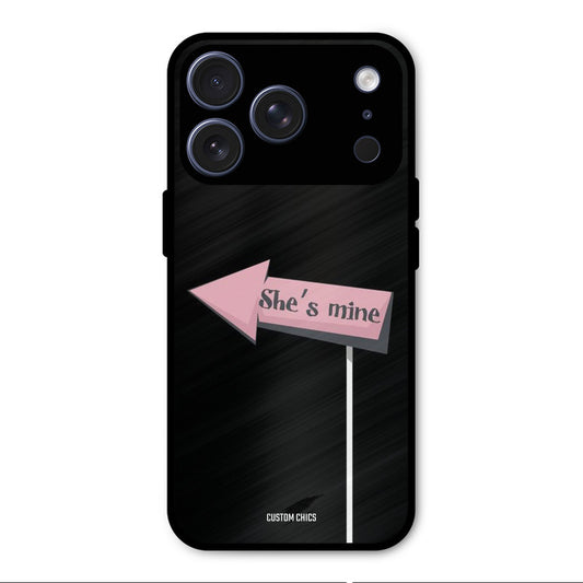 She Is Mine iPhone 17 Pro Mobile Back Cover - Cute PrintShield Case