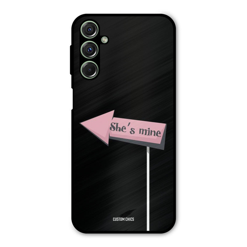 She Is Mine Samsung Galaxy M34 Mobile Back Cover - Cute PrintShield Case
