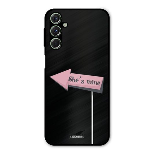 She Is Mine Samsung Galaxy M34 Mobile Back Cover - Cute PrintShield Case