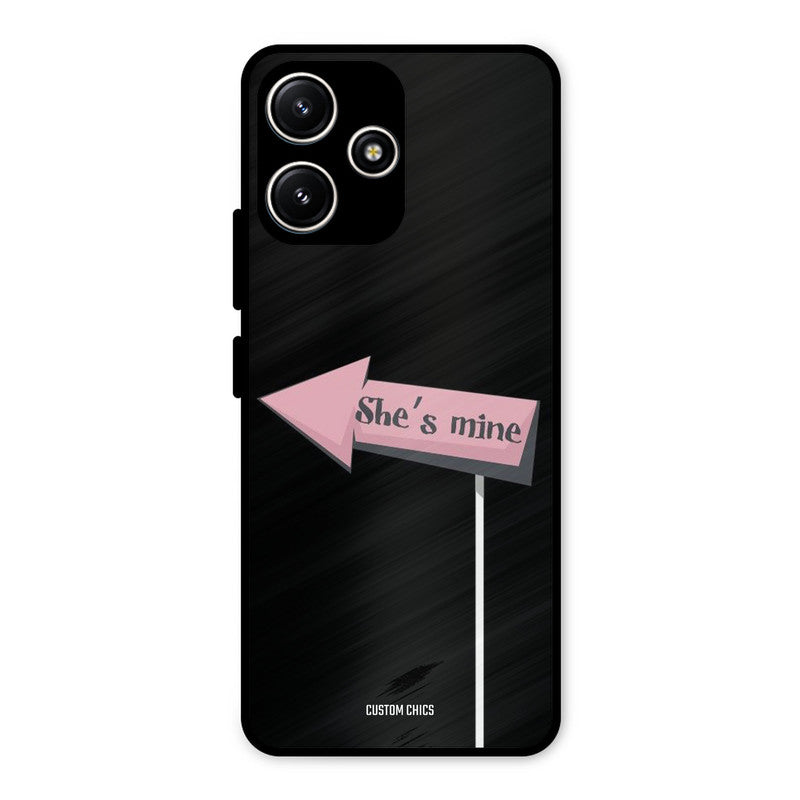 She Is Mine Redmi 12 5G Mobile Back Cover - Cute PrintShield Case