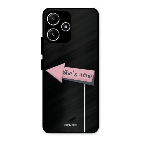 She Is Mine Redmi 12 5G Mobile Back Cover - Cute PrintShield Case