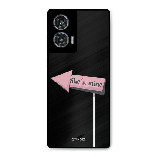 She Is Mine Moto G96 Mobile Back Cover - Cute PrintShield Case