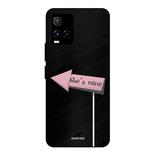 She Is Mine Vivo Y33s Mobile Back Cover - Cute PrintShield Case