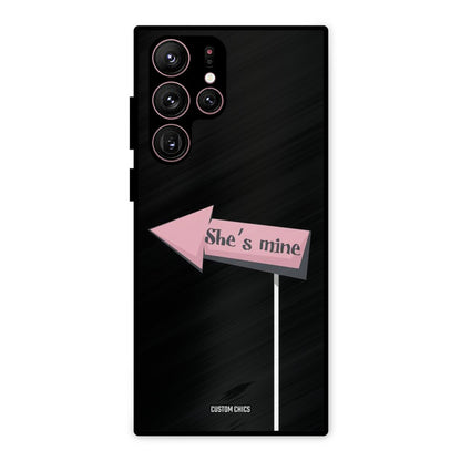 She Is Mine Samsung Galaxy S22 Ultra Mobile Back Cover - Cute PrintShield Case