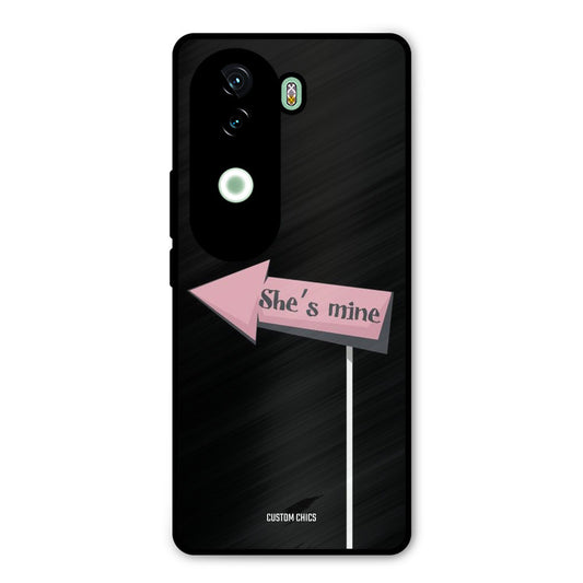 She Is Mine Vivo V40e Mobile Back Cover - Cute PrintShield Case