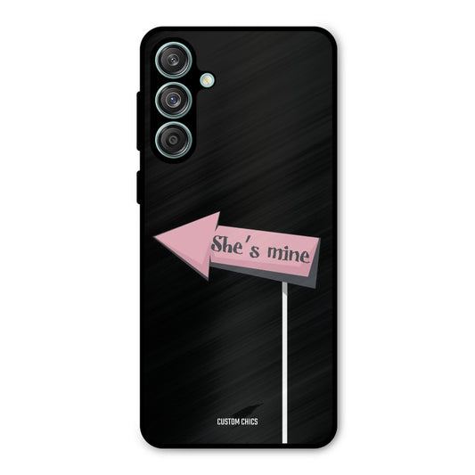 She Is Mine Samsung Galaxy M55 5G Mobile Back Cover - Cute PrintShield Case
