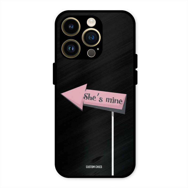 She Is Mine iPhone 14 Pro Max Mobile Back Cover - Cute PrintShield Case