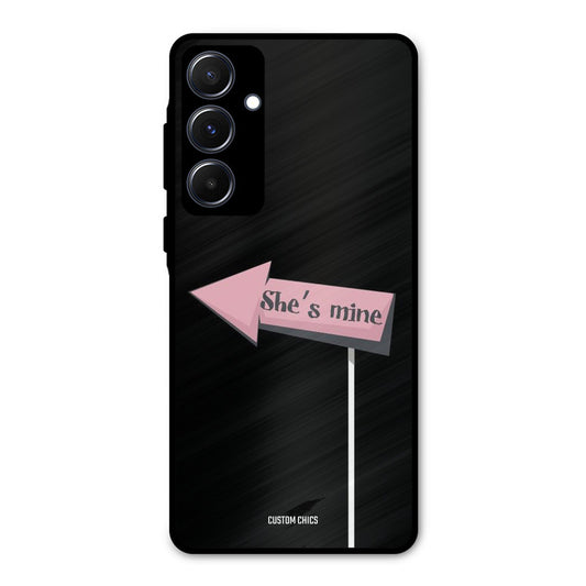 She Is Mine Samsung Galaxy A55 5G Mobile Back Cover - Cute PrintShield Case