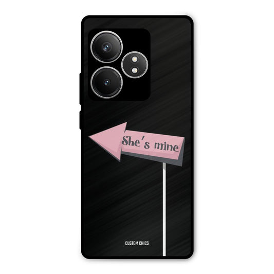 She Is Mine Realme GT 6T Mobile Back Cover - Cute PrintShield Case