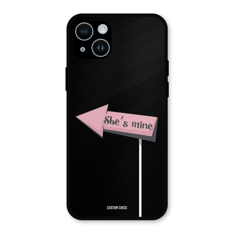 She Is Mine iPhone 14 Mobile Back Cover - Cute PrintShield Case