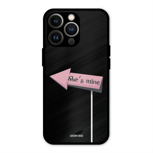 She Is Mine iPhone 13 Pro Max Mobile Back Cover - Cute PrintShield Case