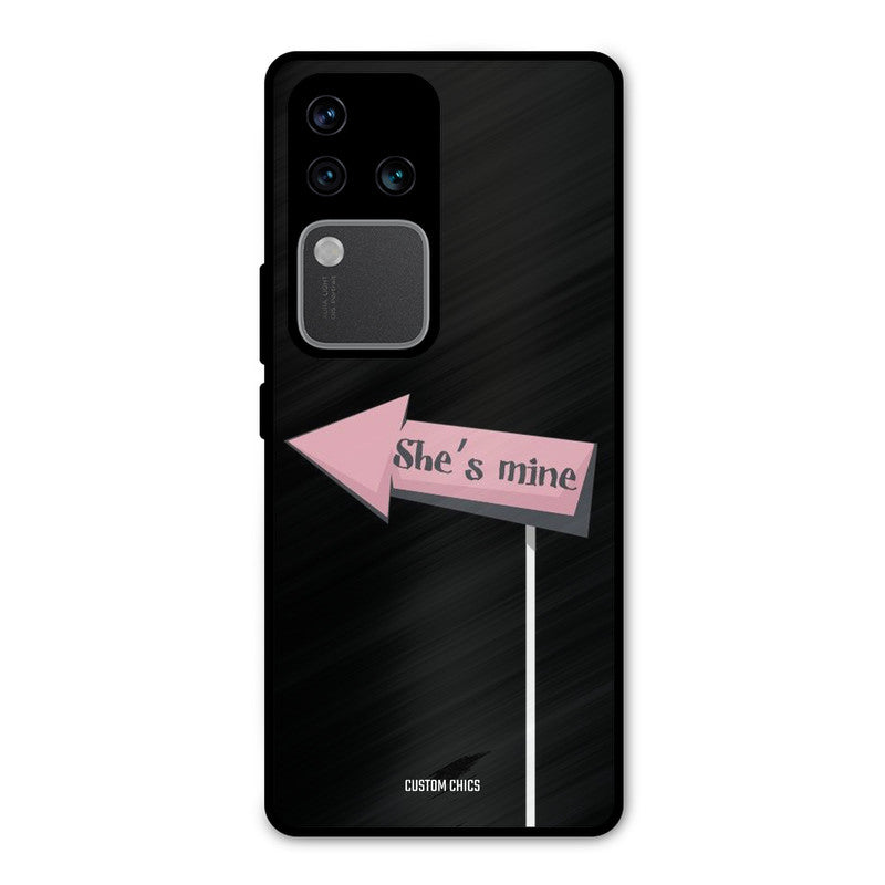 She Is Mine Vivo V30 Pro Mobile Back Cover - Cute PrintShield Case