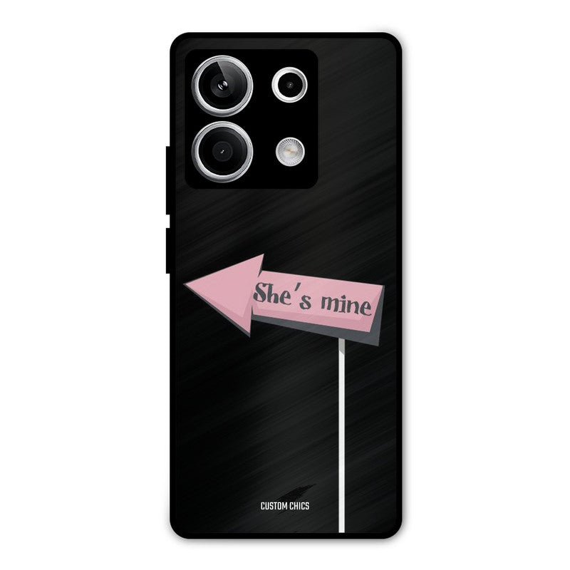 She Is Mine Redmi Note 13 5G Mobile Back Cover - Cute PrintShield Case