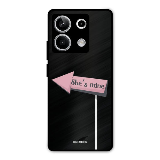 She Is Mine Redmi Note 13 5G Mobile Back Cover - Cute PrintShield Case